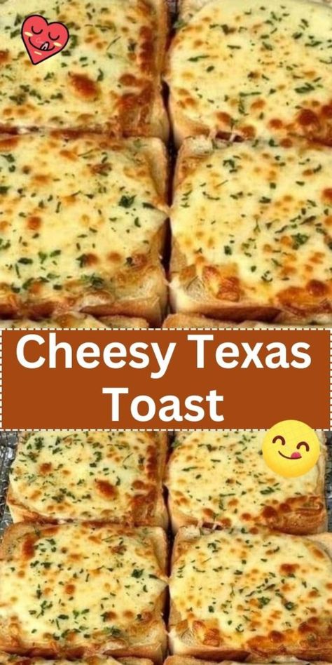 Get ready for a cheesy sensation with Irresistibly Cheesy Texas Toast. This side dish takes garlic bread to a whole new level, loaded with ooey-gooey melted cheese and a dash of Texas-inspired flavor. It's an irresistible addition to any meal. Dinner Ideas With Texas Toast, Texas Toast Cheese Bread, Garlic Toast Sandwich Ideas, Cheesy Texas Toast Garlic Bread, Texas Toast With Cheese, Easy Garlic Bread Pizza, Garlic Bread Pizza Recipe, How To Make Cheese Bread, Recipes Using Texas Toast