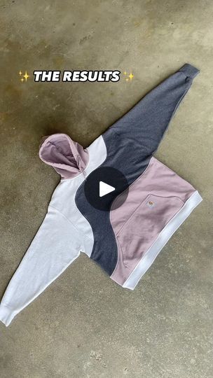 6.7K views · 530 reactions | the wavy upcycles > 🌊🩶

one of my favorite ways to upcycle old sweatshirts with random graphics/logos… & this color scheme is 👨‍🍳💋 

#upcycle #thriftflip #secondhandfashion #sewingproject | ZOKO Clothing Sweatshirt Upcycle, Random Graphics, Old Sweatshirt, Upcycle Sweatshirt, Thrift Flip, Kendrick Lamar, Sewing Ideas, Color Scheme, Sewing Projects