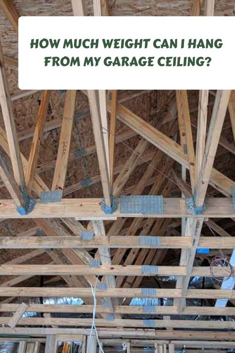 Maximize the space in your garage by utilizing overhead storage to keep items neatly organized while creating more room below. It's important to understand the weight limitations for safe storage solutions. By leveraging overhead storage efficiently, you can declutter your garage and enhance its functionality effectively. Garage Organization Ceiling, Garage Door Storage Ideas, Garage Rafter Storage Ideas, Diy Garage Ceiling Storage, Garage Tote Storage Ceiling, Garage Ceiling Storage Ideas, Garage Roof Storage, Garage Rafter Storage, Rafter Storage