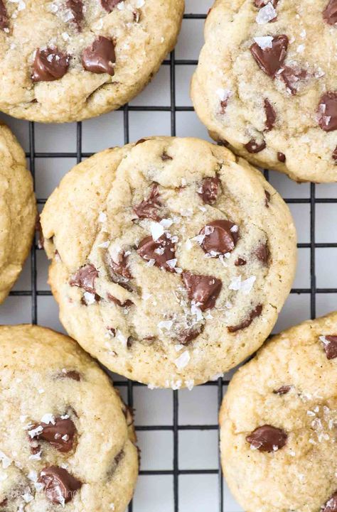 In less than 30 minutes you can have these Gluten-Free Chocolate Chip Cookies out of the oven and on your plate. Soft and chewy, these gluten-free cookies will all but melt in your mouth. Recipe Chocolate Chip Cookies, Chocolate Chip Cookies Easy, Dairy Free Chocolate Chip Cookies, Best Gluten Free Cookies, Paleo Snack, Dairy Free Cookies, Gluten Free Cookie Recipes, Gluten Free Chocolate Chip Cookies, Easy Chocolate Chip Cookies