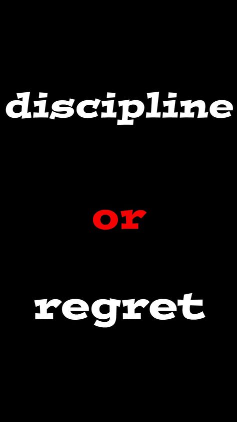 Discipline or Regret. Choose wisely Discipline Quotes Wallpaper, Discipline Or Regret, Quotes Wallpaper Iphone, Discipline Quotes, Hustle Quotes, Iphone Wallpaper Images, Wallpaper Iphone Quotes, Choose Wisely, Hindu Art