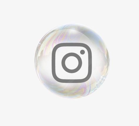 Aesthetic Instagram Icon App, White App Icons Aesthetic Y2k, Acubi App Icons, Bubble Widgets, Aesthetic App Icons Instagram, Instagram Ios Icon, Croquettes Aesthetic, 3d Widget Icon, Y2k App Icons White