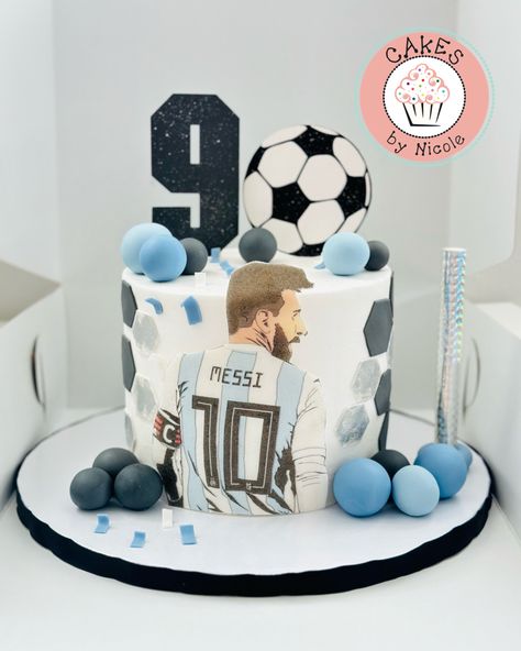 Leo Messi Birthday Cake, Messi Soccer Cake, Messi Theme Cake, Messi Cake Ideas, Messi Birthday Party Ideas, Messi Birthday Cake, Football Cakes For Boys, Messi Cake, Messi Birthday