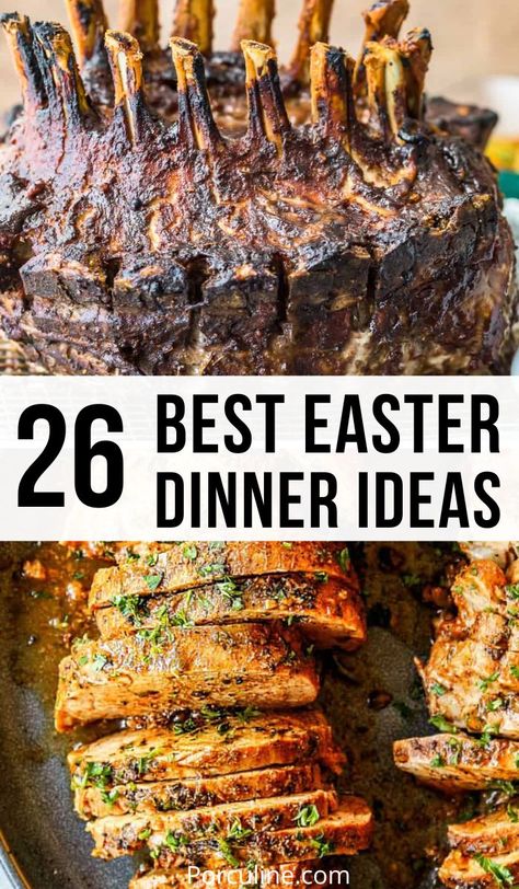 If you’re looking for some delicious Easter dinner ideas, you’ve come to the right place! These best ideas will help you plan this year's Easter menu! Best Easter Dinner, Easy Easter Dinner, Easter Dinner Ideas, Easter Dinner Menus, Easter Dishes, Easter Lunch, Healthy Easter, Easter Menu, Easter Dinner Recipes