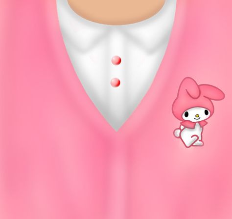 My Melody Sweater, Aesthetic Kawaii Outfits, Pusheen T Shirt, My Melody Outfit, Pink My Melody, Maid Outfit Cosplay, Roblox Tshirt, Cute Black Shirts, Cute Tshirt Designs