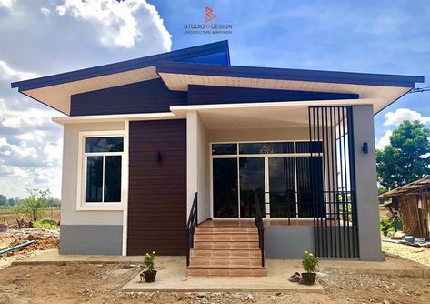 8 Box-House Design You Can Build in With A Small Budget House Design Philippines, Box House Design, Simple Bungalow House Designs, House Budget, Small House Design Philippines, Small House Architecture, Beautiful Small Homes, Bungalow Style House, Minimalist House