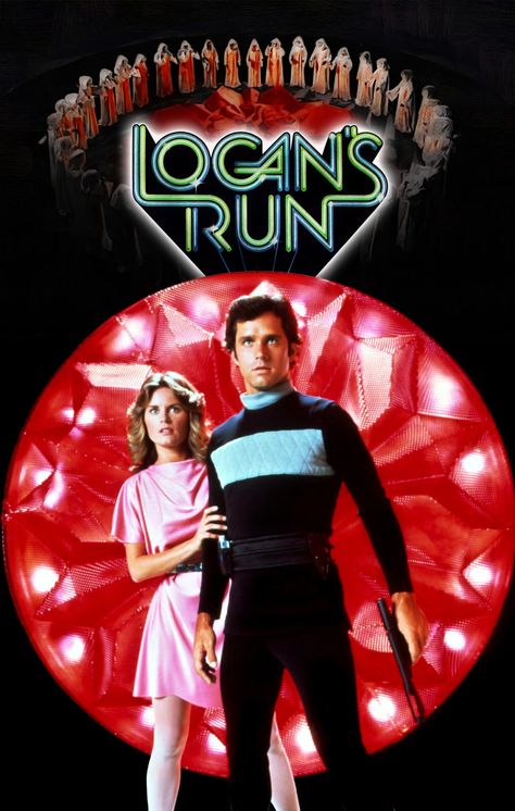 Logan's Run (1977-78, CBS), a short-lived series based on the 1976 hit film, starred Gregory Harrison & Heather Menzies. Logan's Run Tv Series, Logan's Run Movie, Logans Run, Heather Menzies, Gregory Harrison, Logan's Run, Sci Fi Tv Series, Fantasy Tv, Sci Fi Tv