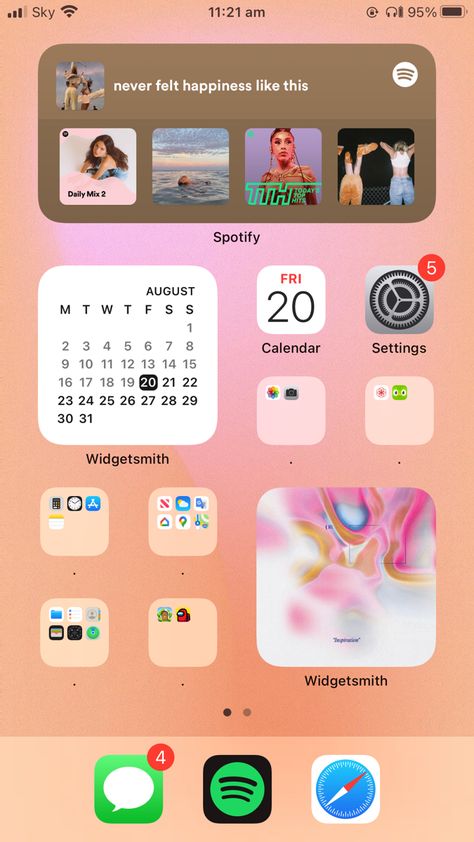 Widgetsmith Layout Ideas, Phone Screen Layout Ideas, Phone Wallpaper Widget Ideas, Album Homescreen, I Phone Widget Aesthetic, Ios Widget Aesthetic, Spotify Widget Aesthetic, Phone Screen Aesthetic, Cute Phone Layout