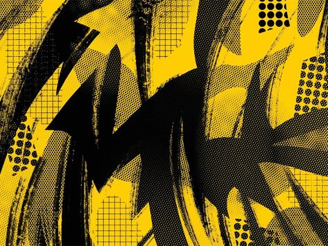 Grungy Background, Yellow Textures, Poster Banner, Texture Vector, Black And Yellow, Digital Illustrations, Social Media Icons, Yellow Background, Black Wallpaper