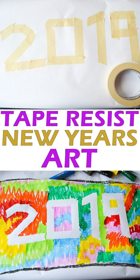 New Years Art, News Years Crafts For Kids, New Year's Eve Crafts, New Year's Eve Activities, Kids New Years Eve, January Crafts, New Year Art, New Years Activities, New Year's Crafts