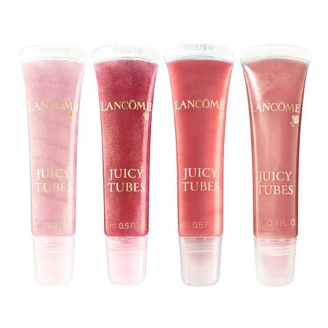 Lancome Juicy Tubes: These come in translucent and shot-with-shimmer shades and are pure deluxe-gloss perfection. See the 29 other powerhouse products that have been on ELLE's pages for years. Lancome Juicy Tubes, Discontinued Makeup, Juicy Tubes, Koleksi Makeup, Homemade Moisturizer, Lip Gloss Collection, Shiny Lips, Gloss Labial, Lancome Makeup