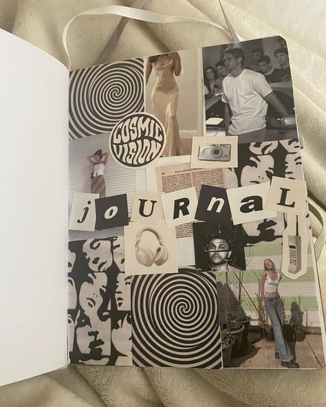 Sketch Book Welcome Page Ideas, Scrapbook Front Page Ideas, Journal Front Cover Ideas, Diary Cover Ideas, Journal Front Page Ideas, Punk Journal, Journal Cover Inspo, Sketchbook Front Cover Ideas, Journal Front Page