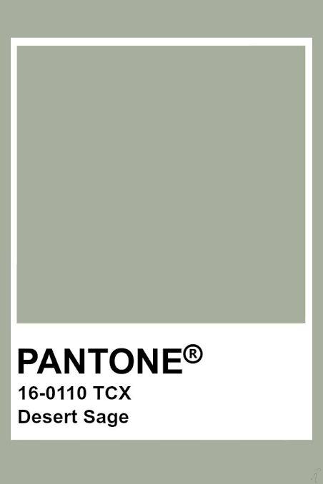 Pantone Vert, Pantone Verde, Sage Color Palette, Pantone Green, Pantone Palette, Deco Champetre, Pantone Colour Palettes, Desert Sage, Green Colour Palette