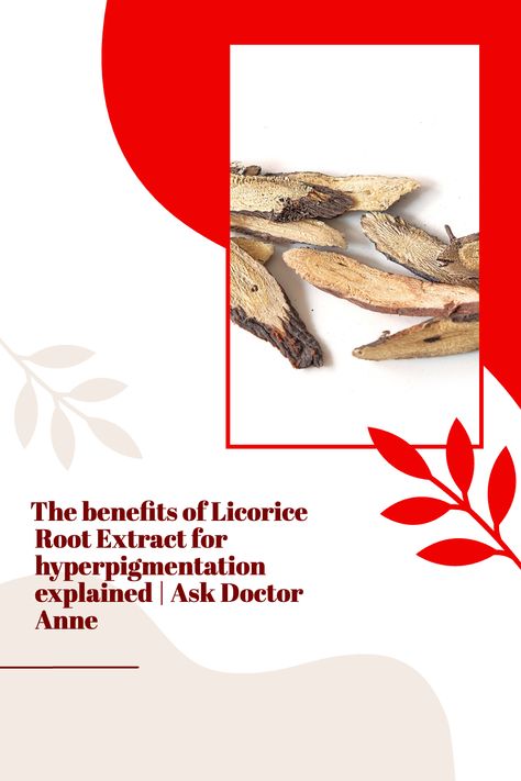 Have you ever wondered about the benefits of Licorice Root Extract in skincare? Doctor Anne is here to explain. Learn how it can be beneficial for your skin, especially if you struggle with hyperpigmentation or acne scars and the things you need to look for, like idea concentration or recommended products. Get the info you need to make the most informed decision on what skincare products to use for your individual skin concern. Skincare Products To Use, Tranexamic Acid, Bare Face, Licorice Root Extract, Kojic Acid, Licorice Root, Pregnancy Week By Week, Skin Healing, Beauty Lover