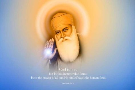 guru-nanak-dev-ji-41v (39K) Happy Gurupurab, Happy Gurunanak Jayanti, Guru Purab, Guru Tegh Bahadur, Guru Granth Sahib Quotes, Guru Nanak Ji, Nanak Jayanti, Shri Guru Granth Sahib, Guru Nanak Dev Ji