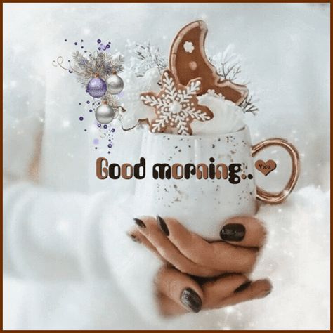 Good Morning Christmas, Good Morning Winter, Good Morning Wishes Gif, Holiday Morning, Morning Memes, Merry Christmas Gif, Good Morning Love Messages, Good Morning Animation, Morning Quotes Funny