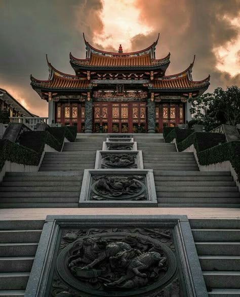 Beautiful Places In China, Chinese Architecture Traditional, Last Emperor Of China, Macao China, China Temple, Chinese Places, Chinese Palace, Chinese Background, Japan Temple