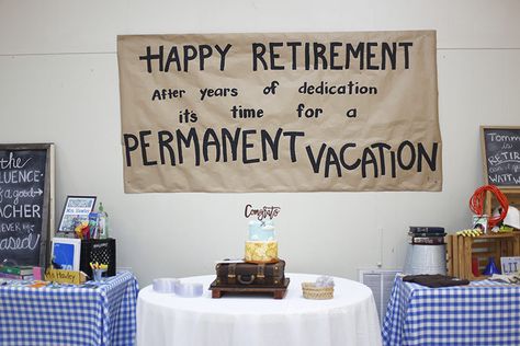 Retirement Travel Theme, Work Retirement Party Ideas, Principal Retirement, Retirement Party Cakes, Retirement Party Themes, Teacher Retirement Parties, Police Retirement Party, Retirement Decorations, Retirement Wishes