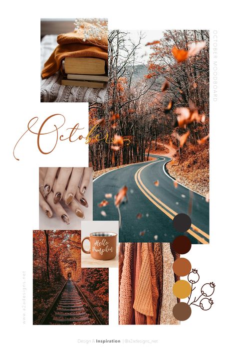 Cozy Graphic Design, New Graphic Design Trends, Aesthetic Moodboard Inspiration, Fall Graphic Design, October Mood Board, 2025 Moodboard, October Moodboard, Website Moodboard, Mood Board Fashion Inspiration