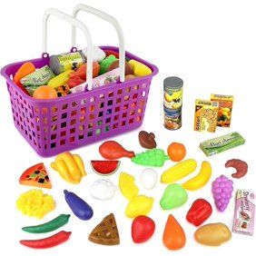 Apartment Security, Toy Kitchen Accessories, 9 Birthday, Toy Money, Cooking Toys, Grocery Basket, Kids Toy Shop, Kids Baskets, Play Pretend