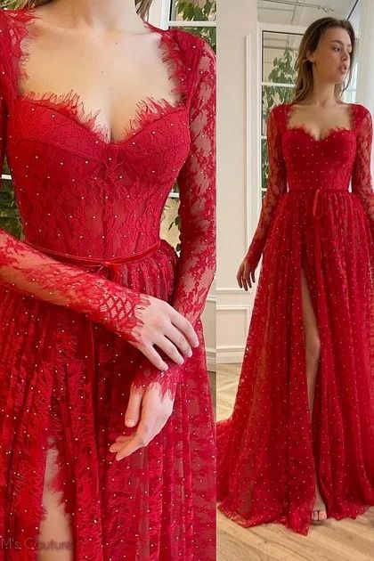 Ballbellas Red Dress Glitter, Prom Dress Long Sleeves, Glitter Prom Dress, Dress Glitter, Prom Dress Long, Long Red Dress, Eve Dresses, New Years Eve Dresses, Looks Party