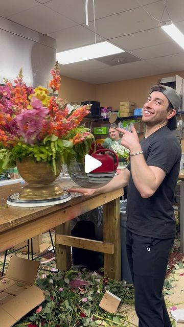 John Mark Sharpe on Instagram: "💝🚚🌸" John Mark Sharpe, Floor Floral Arrangements Wedding, Urn Flower Arrangements, Urn Arrangements, Floristry Design, Diy Bridal Bouquet, Diy Bridal, Flower Bomb, February 15