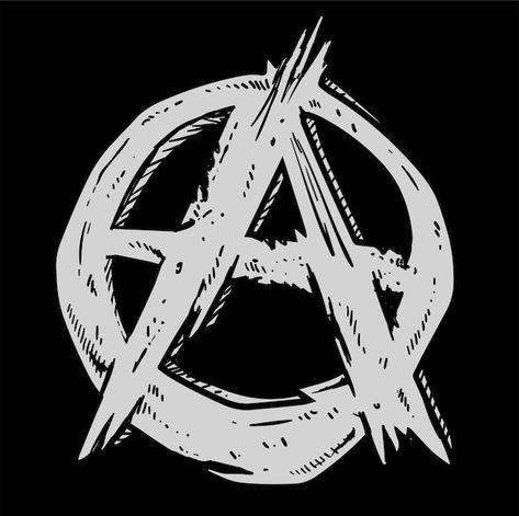 Anarchy symbol | Premium Vector #Freepik #vector #graffiti #grunge #grunge-stroke #abstract-grunge Pop Punk Art, Punk Logos, Logo Punk, Punk Logo, Anarchy Symbol, Arte Punk, Logo Psd, Typography Poster Design, Technology Icon