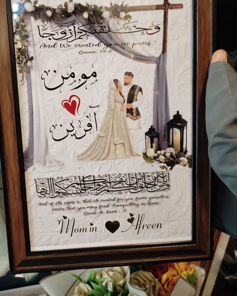 Dm for customized gifts #frameityourway #customframe #couple #artforhome #giftcustomization Couple Calligraphy, Wedding Gift Ideas For Bride, Gift Ideas For Bride, Customized Wedding Gifts, Resin Art Canvas, Calligraphy Ideas, Gifts For Bride, Box Frame Art, Baby Art Projects