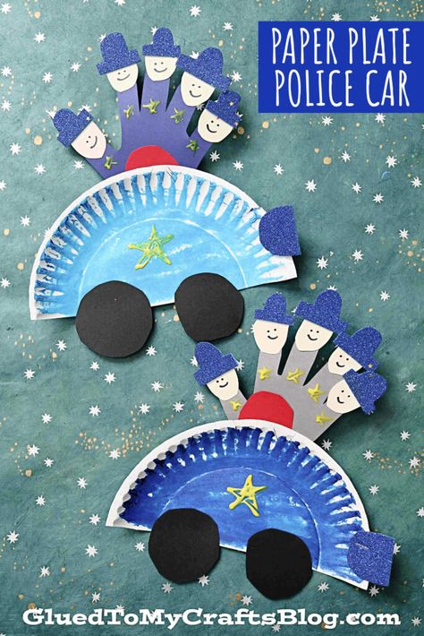 Policeman Craft, Police Car Craft, Ambulance Craft, Police Officer Crafts, Cars Craft, Community Helpers Preschool Crafts, Police Crafts, Community Helpers Crafts, Community Helpers Preschool Activities