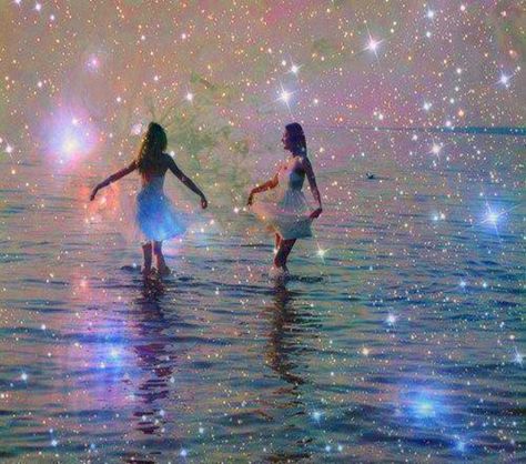 And, somewhere, there are 2 sisters dancing in the fairylight... Kunst Inspiration, To Infinity And Beyond, Two Girls, Belle Photo, The Dreamers, Fairy Tales, Art Photography, Mario, Favorite Places