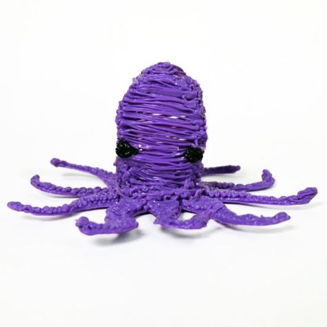 3d Pen Drawings, 3d Pen Ideas Easy Template, 3d Pen Ideas Easy, 3dpen Art, 3d Pen Projects, Drawing Octopus, 3d Doodler, 3d Pen Stencils, 3d Pen Ideas