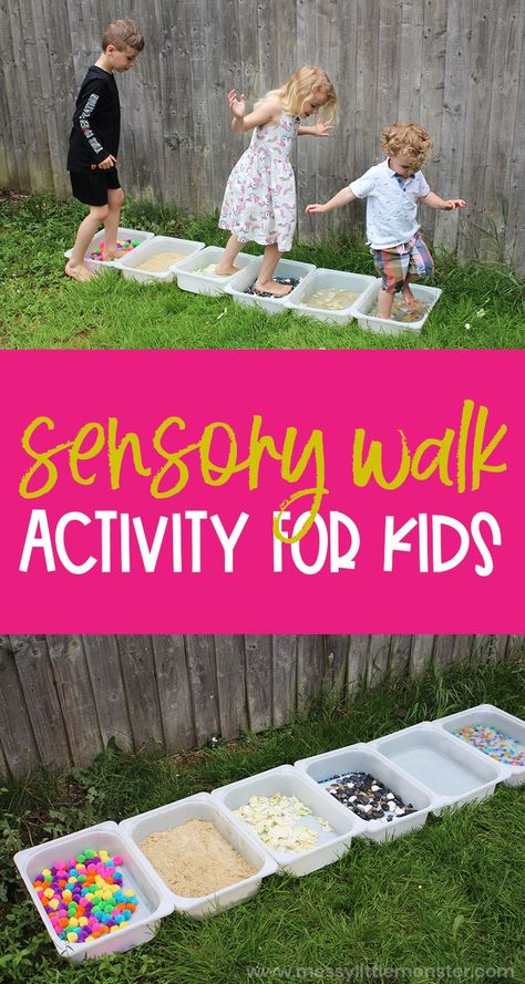 Sense Of Touch Activities Toddlers, Touch Sense Activities Preschool, Sense Of Touch Activities Kindergarten, 5 Senses Large Motor Activities, Preschool Inside Out Activities, Sense Touch Activities, Early Childhood Sensory Activities, Kindergarten Outdoor Play, 5 Senses Nature Walk Preschool