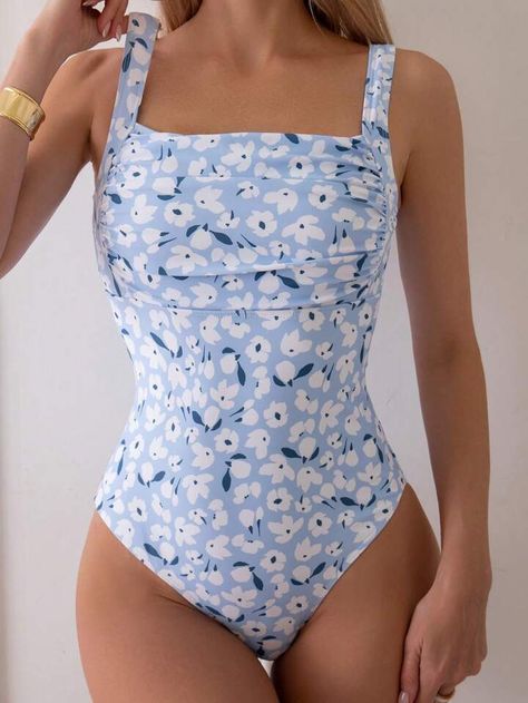 Aesthetic Swimsuit, Pretty Swimsuits, Strap Swimwear, Swim Summer, Outfit Inspo Summer, 1 Piece Swimsuit, Floral Swimsuit, Monokini Swimsuits