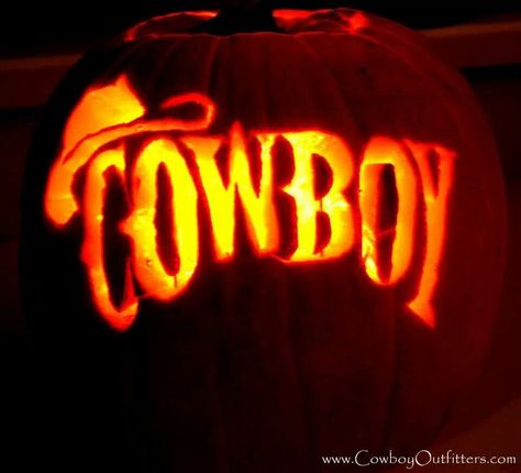 Cowboy luv Country Pumpkin Carving, Pumkin Ideas, Halloween Pumpkin Crafts, Pumpkin Cravings, Cute Pumpkin Carving, Pumkin Carving, Halloween Pumpkin Carving Stencils, Carving Stencils, Creative Pumpkin Carving