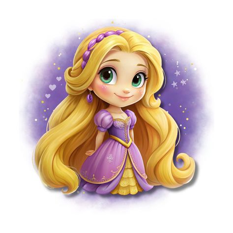 Rapunzel Cute, Cute Rapunzel, Baby Rapunzel, Rapunzel Theme, Rapunzel Art, Movies Fanart, Baby Astronaut, Baby Disney Characters, Disney Princesas