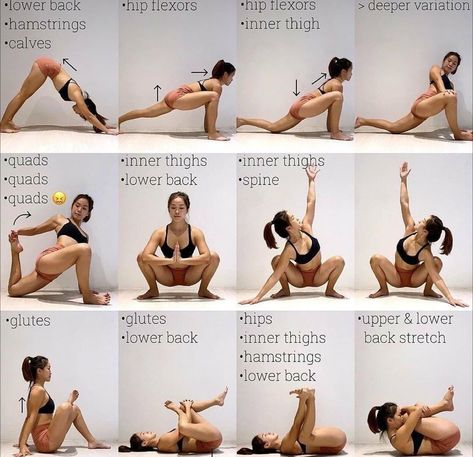 20 Minute Yoga Sequence, Bolesti Chrbta, 20 Minute Yoga, Yoga For Runners, Easy Yoga Workouts, Daily Yoga, Yoga Postures, Yoga Stretches, Body Fitness