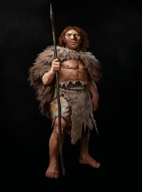 Receding Chin, Caveman Costume, Stone Age Man, Prehistoric Man, Wide Nose, Early Humans, Human Evolution, Prehistoric Art, Paleo Art