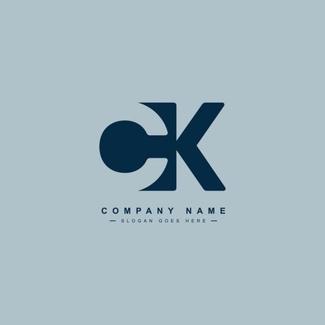 Ck Logo Design, Logo Minimal Design, Cv Skills, Ks Logo, Letter Mark Logo, Production Logo, Ct Logo, Typo Logo Design, K Logo