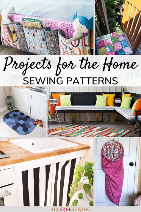 With all this extra time in our homes, we’re bound to find things we’d like to fix. This collection of home decor projects is here to help. Now is the time to update the rooms in your house so you can fill your time and avoid boredom while also making your home look even better. This collection, 40 Home Projects to Sew, is perfect for crafting in your downtime or in quarantine. It's full of projects you can put your time into and get amazing results. Organizing A Craft Room, Fabric Diy Projects, Unique Sewing Projects, Useful Projects, First Sewing Projects, Trendy Sewing Projects, Organize Fabric, Sewing Rooms, Home Decor Projects