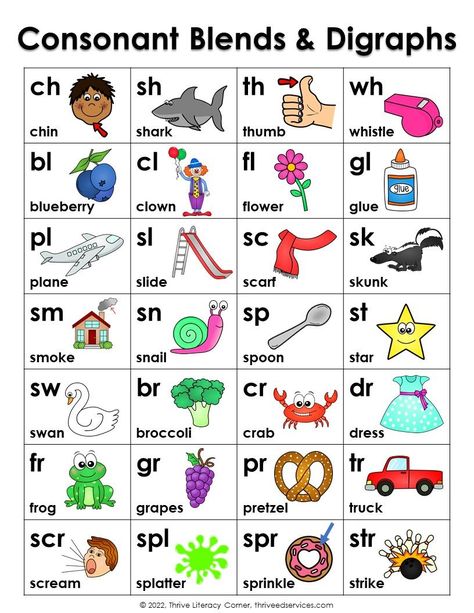 Phonics Notebook, Vowel Blends, Literacy Corner, Digraphs Chart, Teaching Digraphs, अंग्रेजी व्याकरण, Digraphs Activities, Digraph Words, Blends Activities