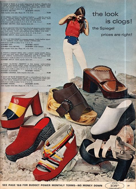 70s Footwear, Shoes 70s, 1970s Shoes, Hippie Shoes, 70s Shoes, Patti Hansen, Historical Shoes, 60s And 70s Fashion, 70s Inspired Fashion