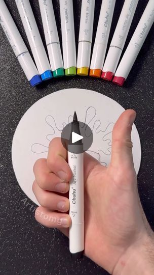 Drawing With Alcohol Markers Easy, Alcohol Marker Drawings Easy Ideas, Easy Marker Drawings For Beginners, Cool Alcohol Marker Drawings, Coloring With Alcohol Markers, Drawing Ideas Alcohol Markers, Art Markers Drawing Easy, Drawings With Alcohol Markers, Paint Marker Drawings