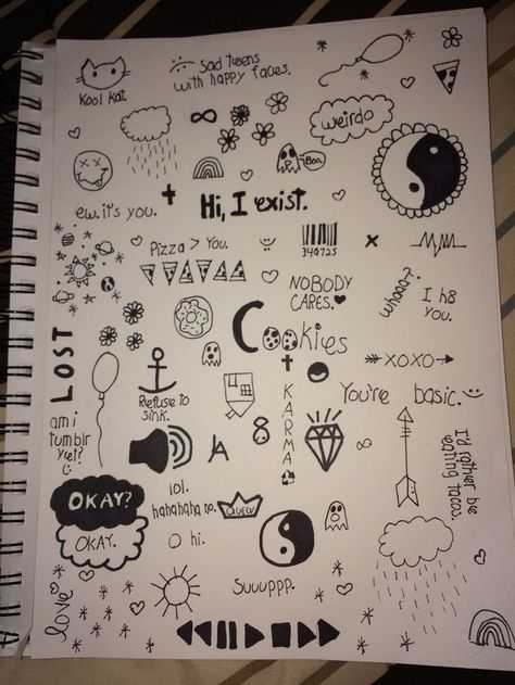 i love these Cute Drawings Tumblr, Notebook Images, Tumblr Sketches, Creative Drawings, Notebook Doodles, Tumblr Drawings, Arte Doodle, Notebook Drawing, Drawing Eyes