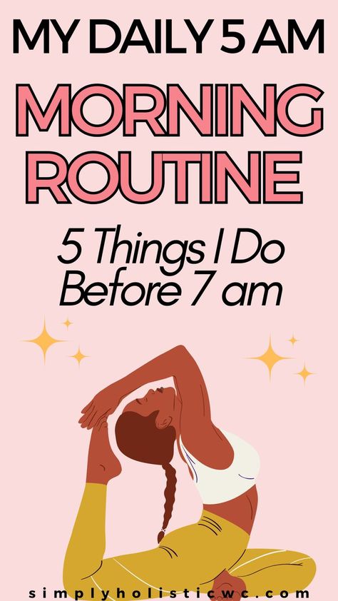 Daily One-Hour Healthy Morning Routine Healthy Morning Routine, Mindfulness Techniques, Holistic Wellness, Healthier You, Simple Life, Positive Mindset, Morning Routine, Say Hello, Mindfulness