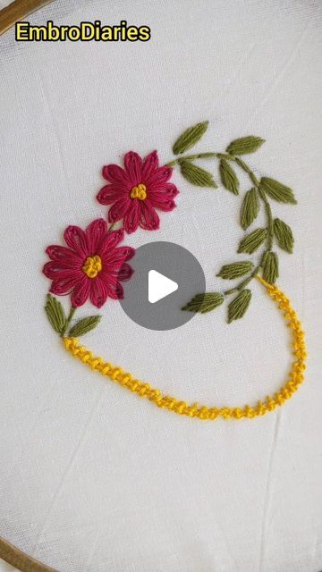 Heart Shape Embroidery, Embroidery Design For Beginners, Embroidery Heart, Design For Beginners, Instagram Heart, Embroidery Hearts, Heart Designs, February 15, Heart Design