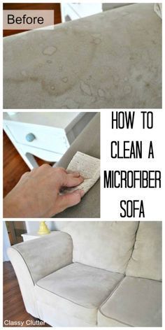 Microfiber Couch, Microfiber Sofa, Cleaning Painted Walls, Deep Cleaning Tips, Cleaners Homemade, Clean Dishwasher, Toilet Cleaning, Clean Microfiber, House Cleaning