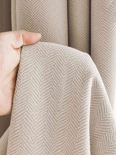 washable curtain Latest Curtain Designs, Curtains Living Room Modern, Herringbone Texture, Luxury Curtains, Stylish Curtains, Curtain Texture, Custom Drapes, Modern Curtains, How To Make Curtains