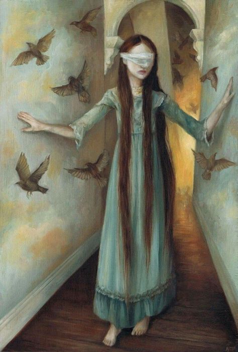 Nom Kinnear King Magical Inspiration, Fairy King, Blind Girl, Horror House, Beauty Art Drawings, King Art, Visual Aesthetics, Painting Of Girl, Magical Art