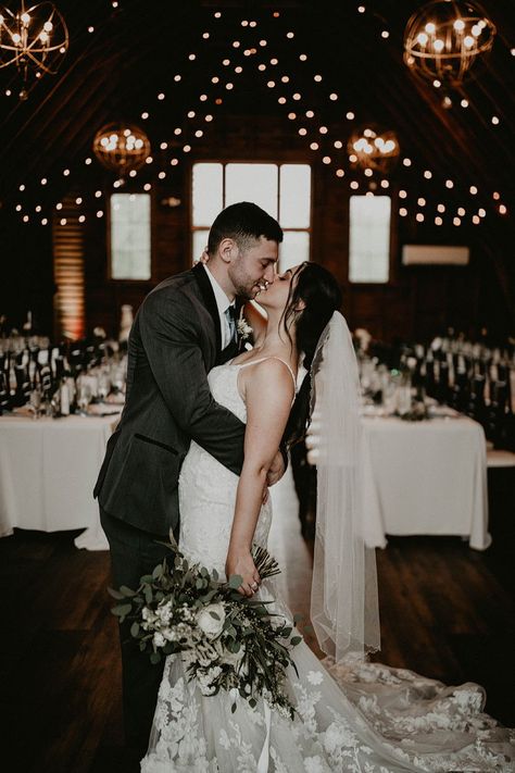 Indoor wedding portraits on a rainy day for a minimalist barn wedding   #weddingphotos #virginiawedding #barnwedding #weddingportraits #brideandgroom #rainywedding #weddingposes #rusticwedding #receptiondancing #weddingideas #weddinginspiration #farmwedding #weddingvenue #48fields Blue Spring Wedding, Rainy Wedding Photos, Dark And Moody Wedding, Indoor Wedding Photos, Rainy Spring, Barn Wedding Photos, Indoor Wedding Ceremonies, Wedding Portrait Poses, Loft Wedding