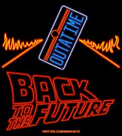 Neon Light Film Posters - Imgur Famous Movie Posters, What If Movie, Famous Movies, Movie Gifs, Film Posters, To The Future, Back To The Future, Pulp Fiction, Classic Movies